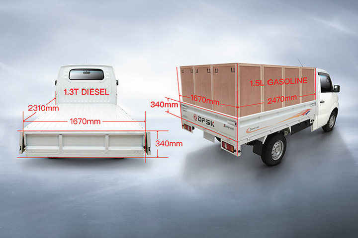 4-strip cubical support rack with 16-piece cargo bed reinforcement membuat bak lebih kuat dan tahan lama